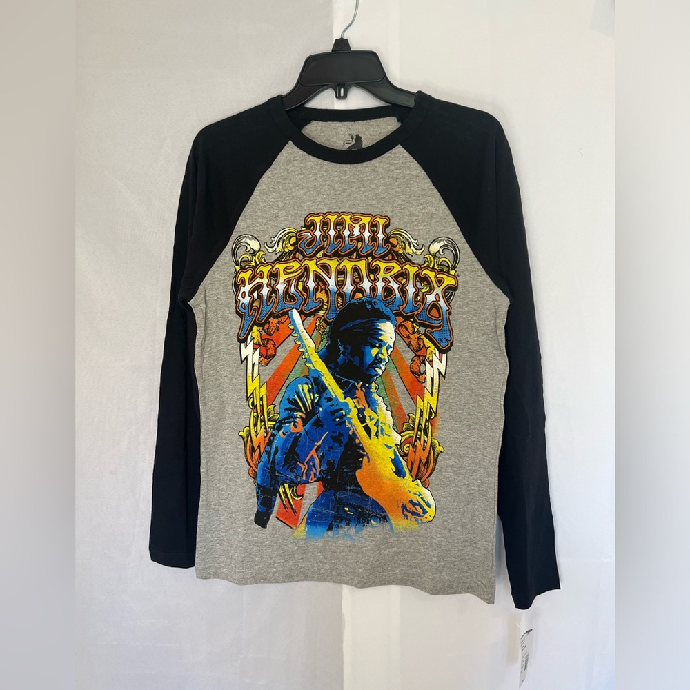 Zion Label - Jimi Hendrix Psychedelic Long Sleeve Shirt - Young Men’s